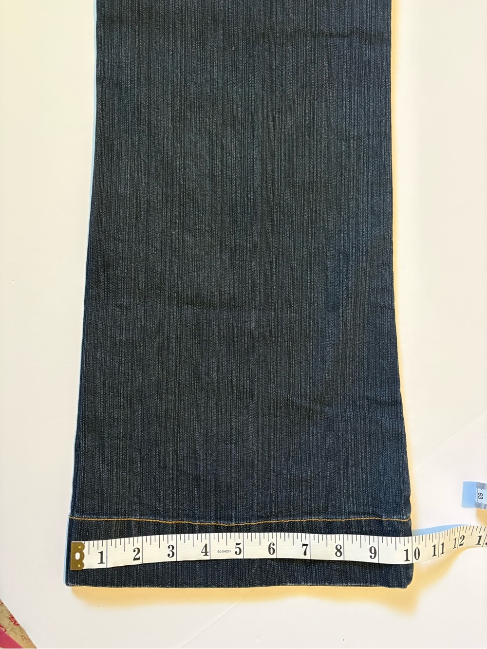 VTG B.U.M. Equipment Dark Wash Seam Jeans with light flare, women’s Sz 10. - Picture 10 of 12